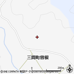 愛媛県宇和島市三間町曽根1318周辺の地図