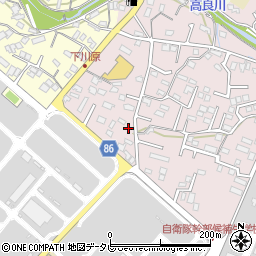 福岡県久留米市高良内町2829周辺の地図