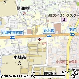 佐賀県小城市小城町251周辺の地図