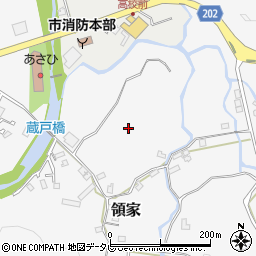 高知県室戸市領家周辺の地図