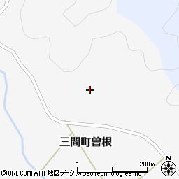 愛媛県宇和島市三間町曽根1300周辺の地図