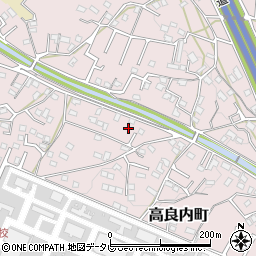 福岡県久留米市高良内町2698周辺の地図