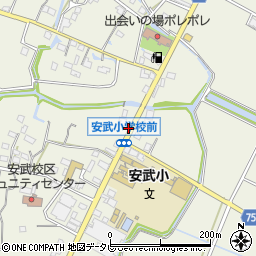安武学校前周辺の地図
