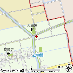 佐賀県小城市立物633周辺の地図