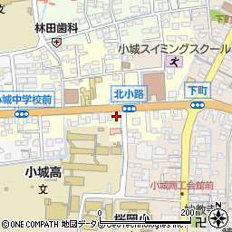佐賀県小城市小城町251-16周辺の地図