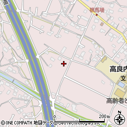 福岡県久留米市高良内町217周辺の地図