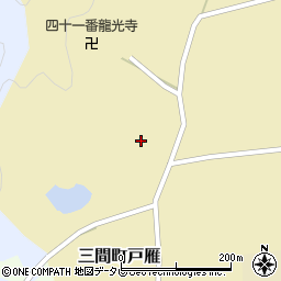 愛媛県宇和島市三間町戸雁283周辺の地図