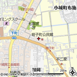 佐賀県小城市小城町407周辺の地図