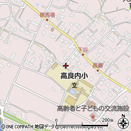 福岡県久留米市高良内町621-1周辺の地図