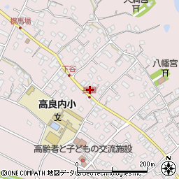 福岡県久留米市高良内町689周辺の地図