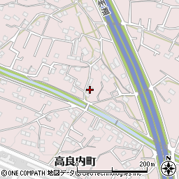 福岡県久留米市高良内町181周辺の地図