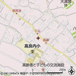 福岡県久留米市高良内町626周辺の地図