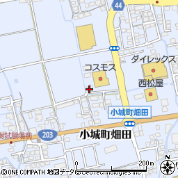 佐賀県小城市小城町畑田2467周辺の地図
