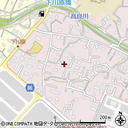 福岡県久留米市高良内町2757周辺の地図