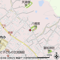 福岡県久留米市高良内町653-1周辺の地図