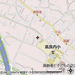 福岡県久留米市高良内町518周辺の地図