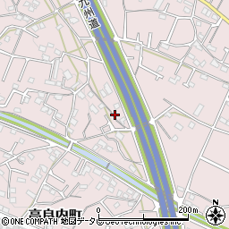 福岡県久留米市高良内町224周辺の地図
