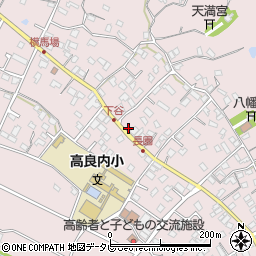 福岡県久留米市高良内町714-1周辺の地図