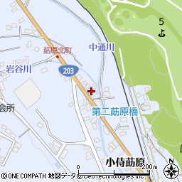 佐賀県多久市北多久町小侍莇原1972周辺の地図