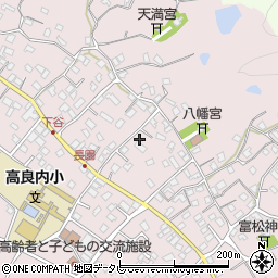 福岡県久留米市高良内町671周辺の地図