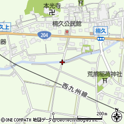 佐賀県伊万里市山代町楠久周辺の地図
