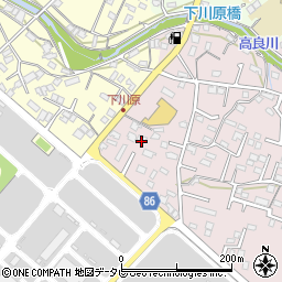 福岡県久留米市高良内町2825-1周辺の地図