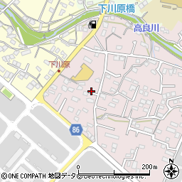 福岡県久留米市高良内町2828周辺の地図