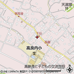 福岡県久留米市高良内町625周辺の地図