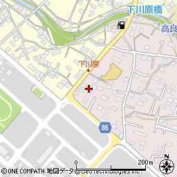 福岡県久留米市高良内町2821周辺の地図