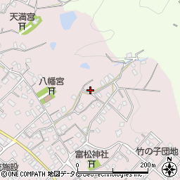 福岡県久留米市高良内町906周辺の地図