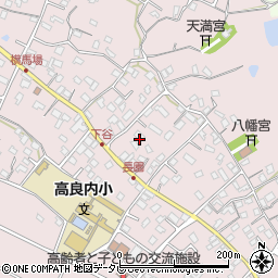 福岡県久留米市高良内町705周辺の地図