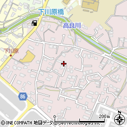 福岡県久留米市高良内町2758-2周辺の地図