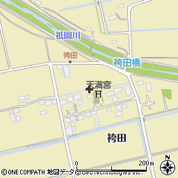 佐賀県小城市袴田周辺の地図