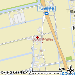 佐賀県神埼郡吉野ヶ里町乙ノ馬手1178周辺の地図