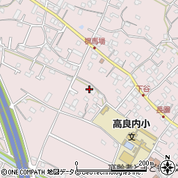 福岡県久留米市高良内町507周辺の地図