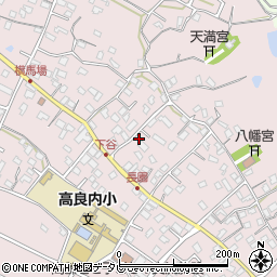 福岡県久留米市高良内町706周辺の地図