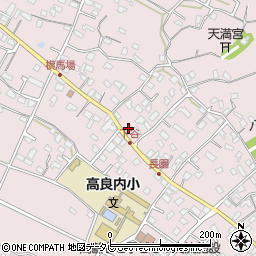 福岡県久留米市高良内町715周辺の地図