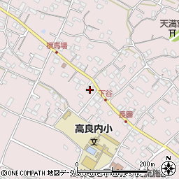 福岡県久留米市高良内町485周辺の地図