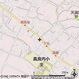 福岡県久留米市高良内町484周辺の地図