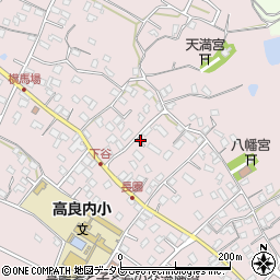 福岡県久留米市高良内町704周辺の地図