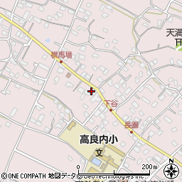福岡県久留米市高良内町496周辺の地図