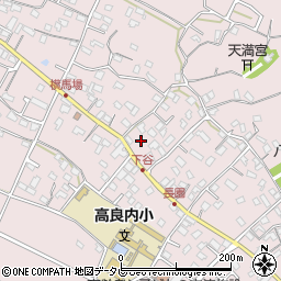 福岡県久留米市高良内町718周辺の地図