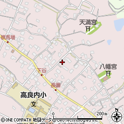 福岡県久留米市高良内町702周辺の地図