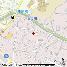 福岡県久留米市高良内町2781-4周辺の地図