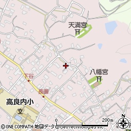 福岡県久留米市高良内町698周辺の地図