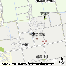 佐賀県小城市吉原166周辺の地図