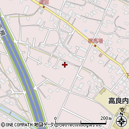 福岡県久留米市高良内町254周辺の地図