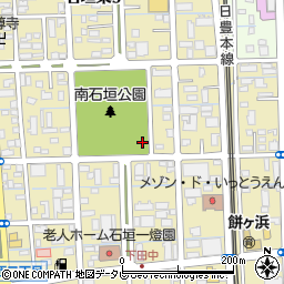 南石垣公園トイレ周辺の地図