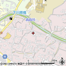 福岡県久留米市高良内町2784周辺の地図