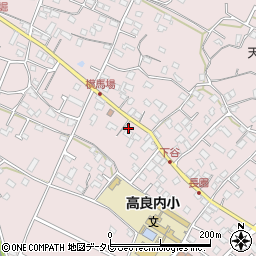 福岡県久留米市高良内町497周辺の地図